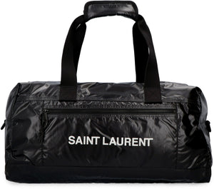 SAINT LAURENT Logo-Print Duffel Handbag for Men