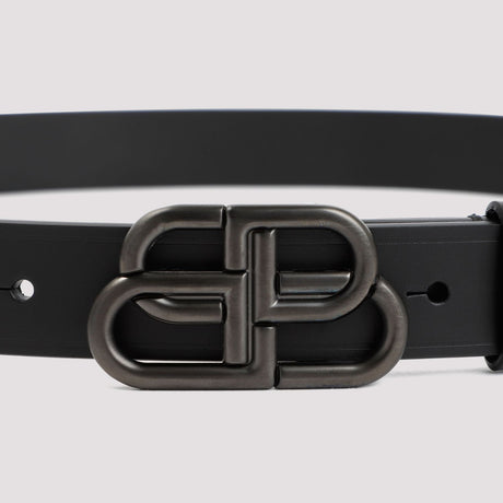 BALENCIAGA Black Thin Belt for Women