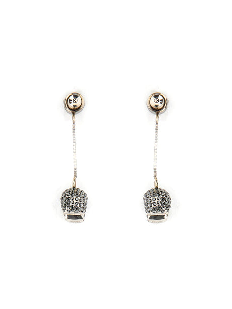 ALEXANDER MCQUEEN Skull Earrings with Intricate Detailing