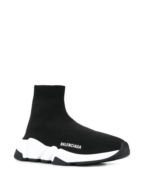 BALENCIAGA Ultra-Flexible Black & White Sneakers with No Memory Technology