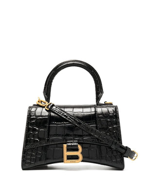 BALENCIAGA Women's Black Shoulder Bag for 2024 Fashion Season