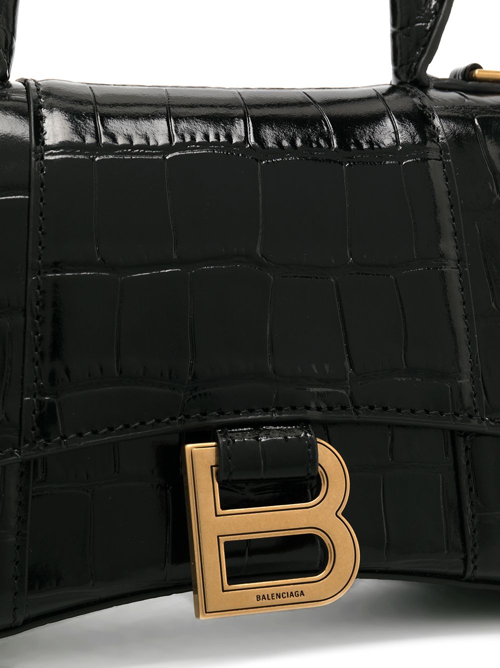 BALENCIAGA Women's Black Shoulder Bag for 2024 Fashion Season