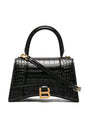 BALENCIAGA Mini Hourglass Top Handle Bag for Women