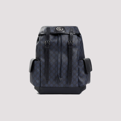 GUCCI Supreme Leather Unisex Backpack - Dimensions: W 24cm H 40cm D 16cm