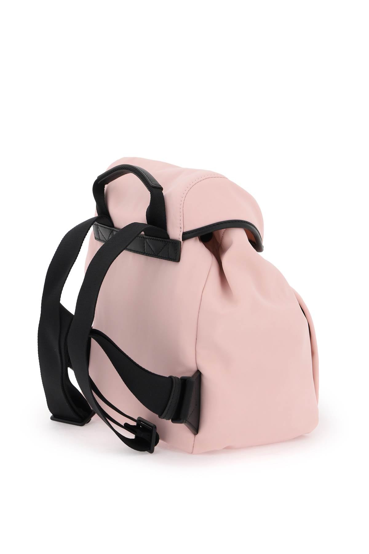 حقيبة ظهر ملفوفة ورديّة للنساء - مجموعة SS24