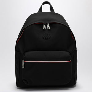 MONCLER Sleek Black Nylon Backpack