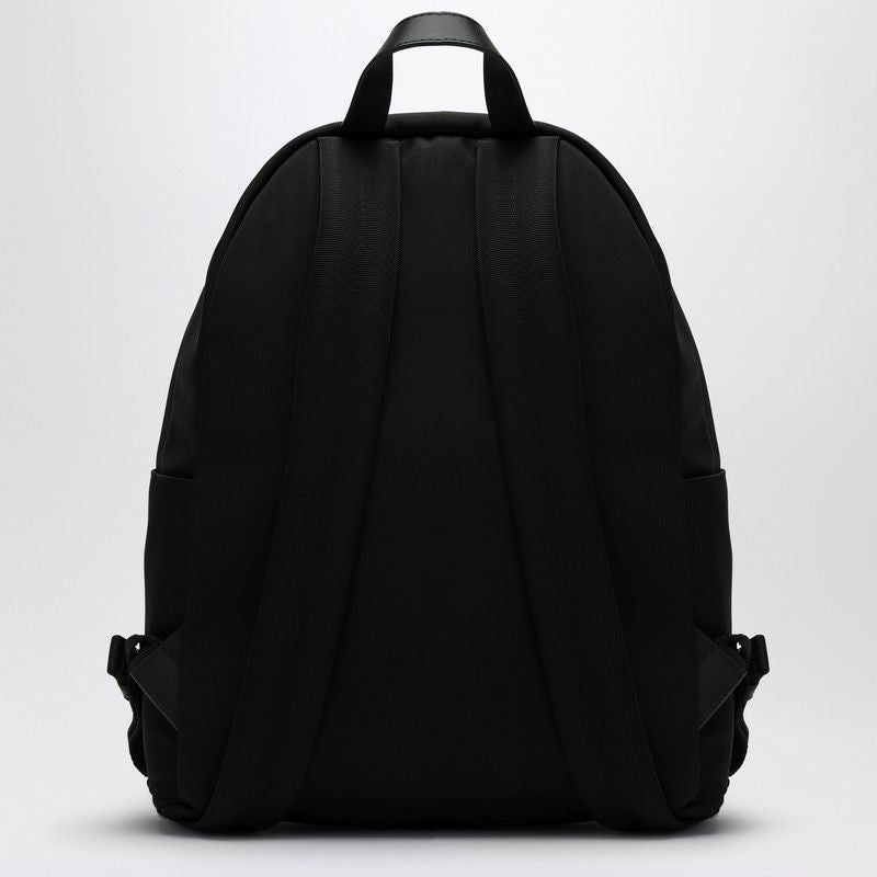 MONCLER Sleek Black Nylon Backpack