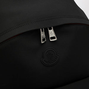 MONCLER Sleek Black Nylon Backpack