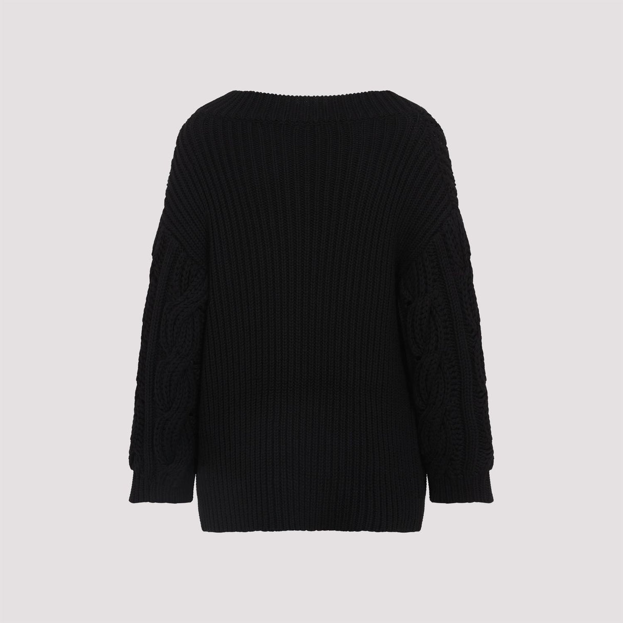 VALENTINO Off Shoulder Wool Sweater