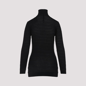 VALENTINO Elegant Viscose Turtle Neck Sweater for Women