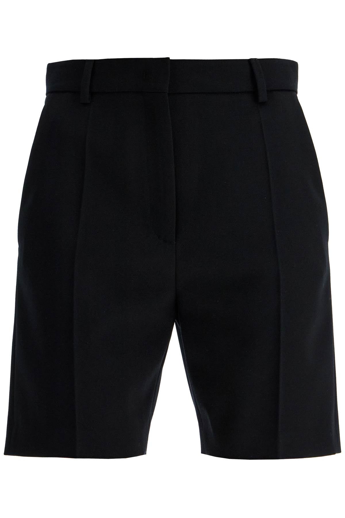 VALENTINO GARAVANI Tailored Bermuda Shorts in Pure Virgin Wool - Size 40