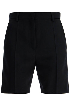 VALENTINO GARAVANI Tailored Bermuda Shorts in Pure Virgin Wool - Size 40