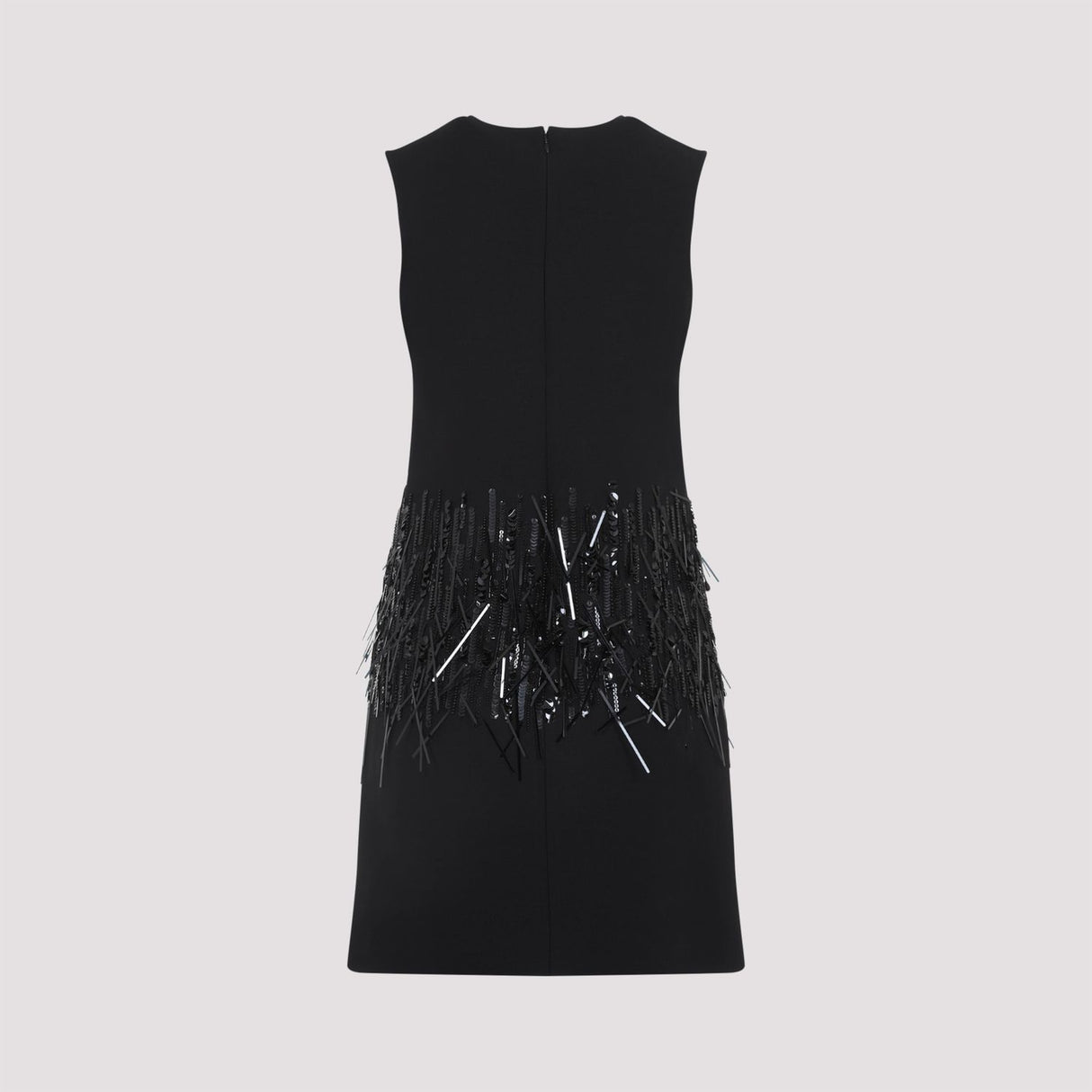 VALENTINO Chic Wool Silk Blend Mini Dress