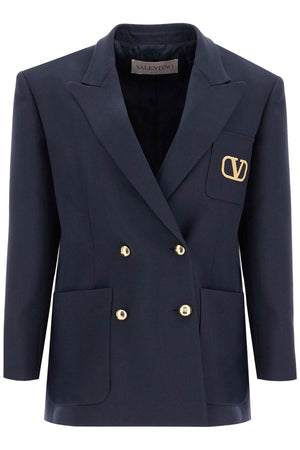 VALENTINO GARAVANI Elegant Double-Breasted Virgin Wool Jacket