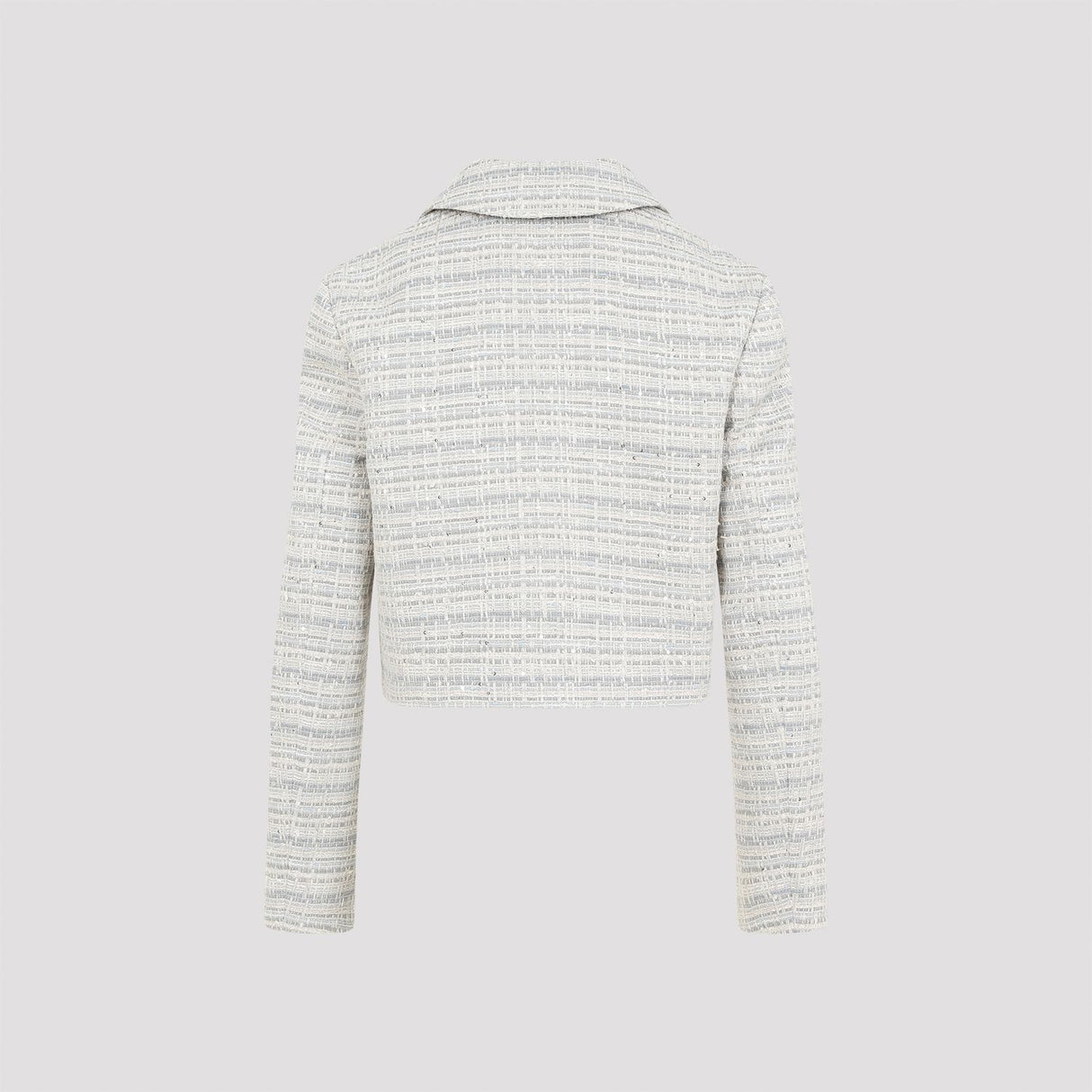 VALENTINO Elegant White Tweed Jacket