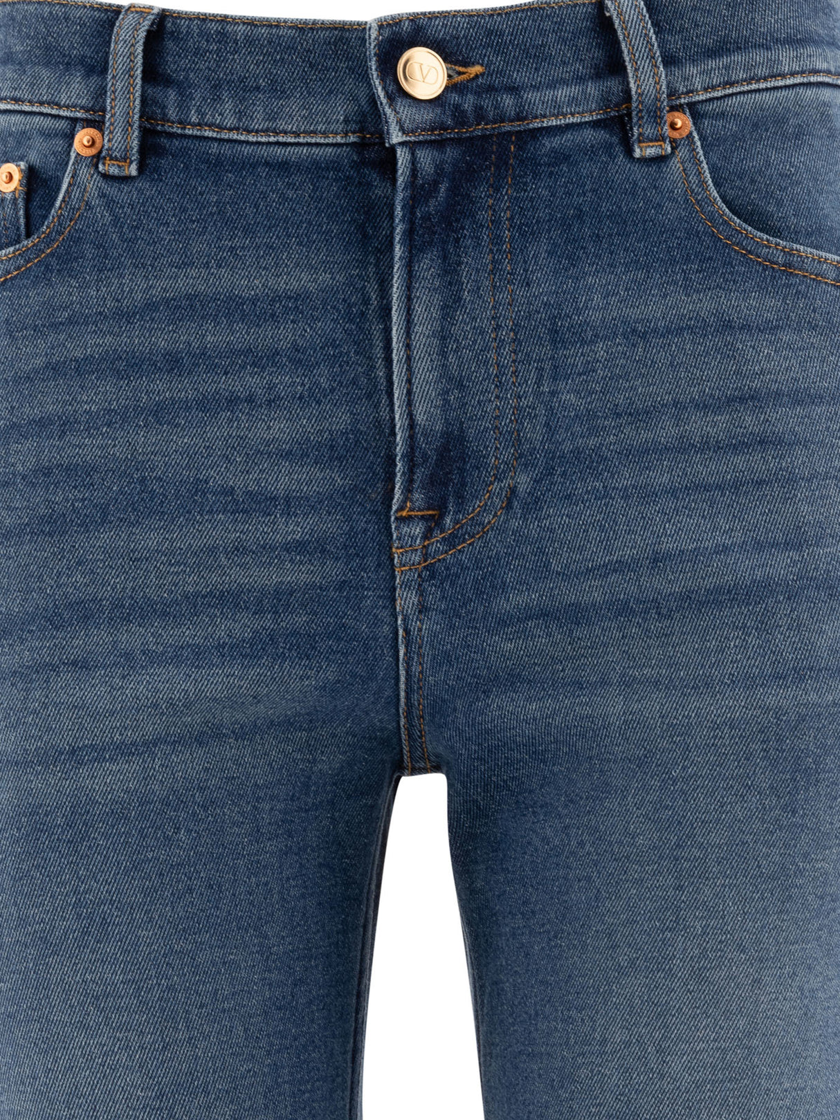 Quần Jeans Nữ Cạp Cao, Ống Thẳng