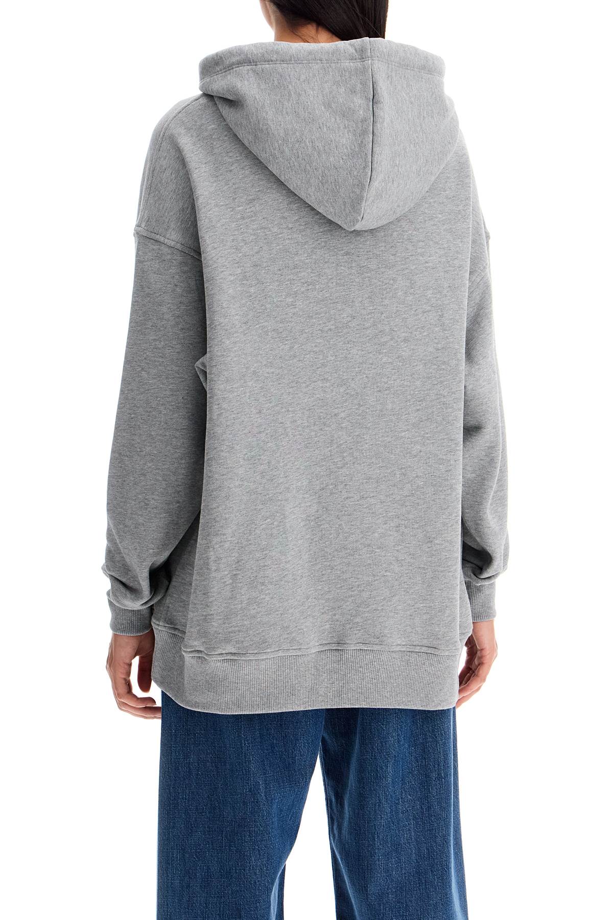 VALENTINO GARAVANI Oversized Cotton Hoodie with Gold Detailing