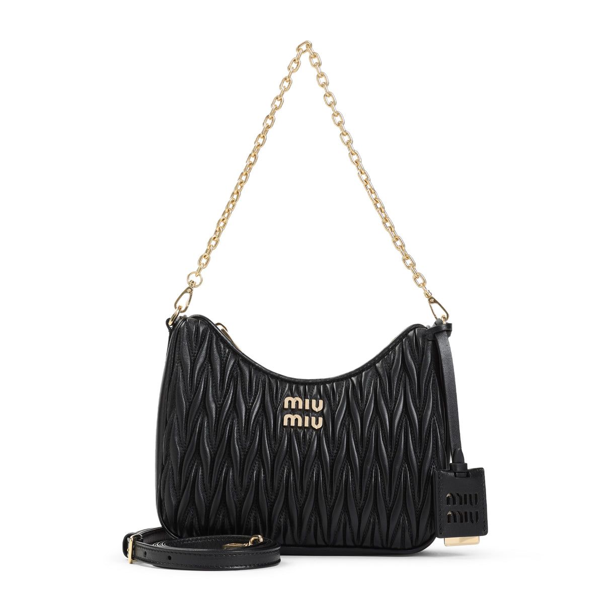 MIU MIU Mini Matelassé Lamb Leather Handbag