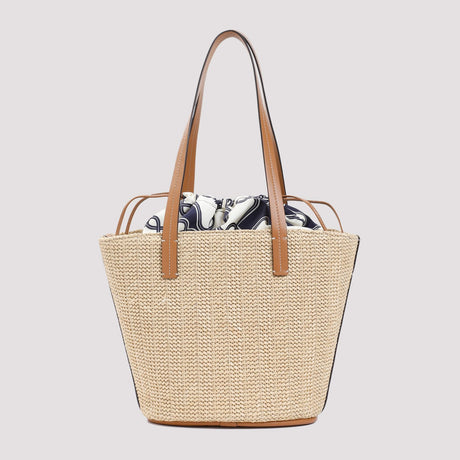 MONCLER Mini Luxe Cotton-Blend Tote Bag for Women - Spring/Summer Collection