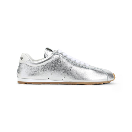 MIU MIU Women's 100% Leather Sleek Sneakers