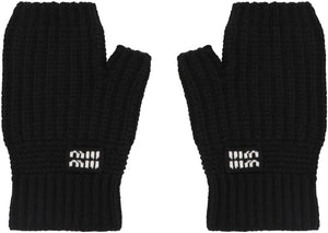 MIU MIU Luxurious Wool and Cashmere Gloves