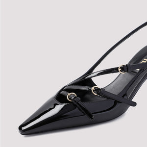 MIU MIU Sleek Patent Leather Mini Pumps with 2-inch Heel