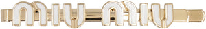 MIU MIU Elegant Brass Hair Clip