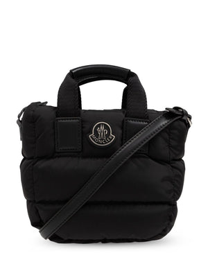 MONCLER Mini Quilted Nylon Handbag with Adjustable Strap