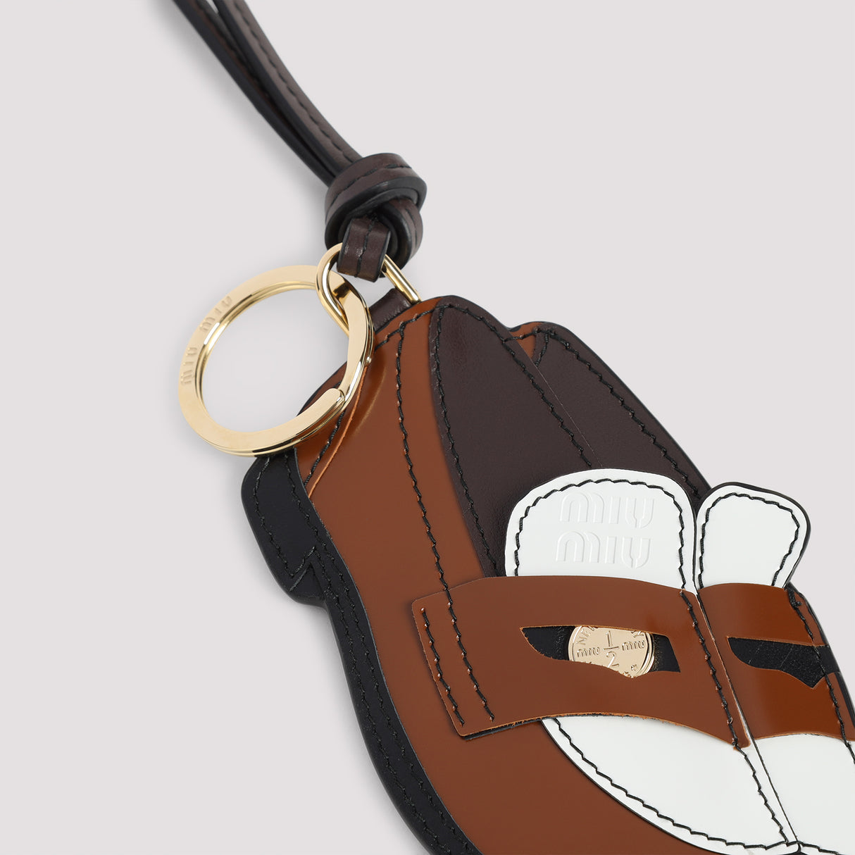 MIU MIU Chic Leather Key Ring