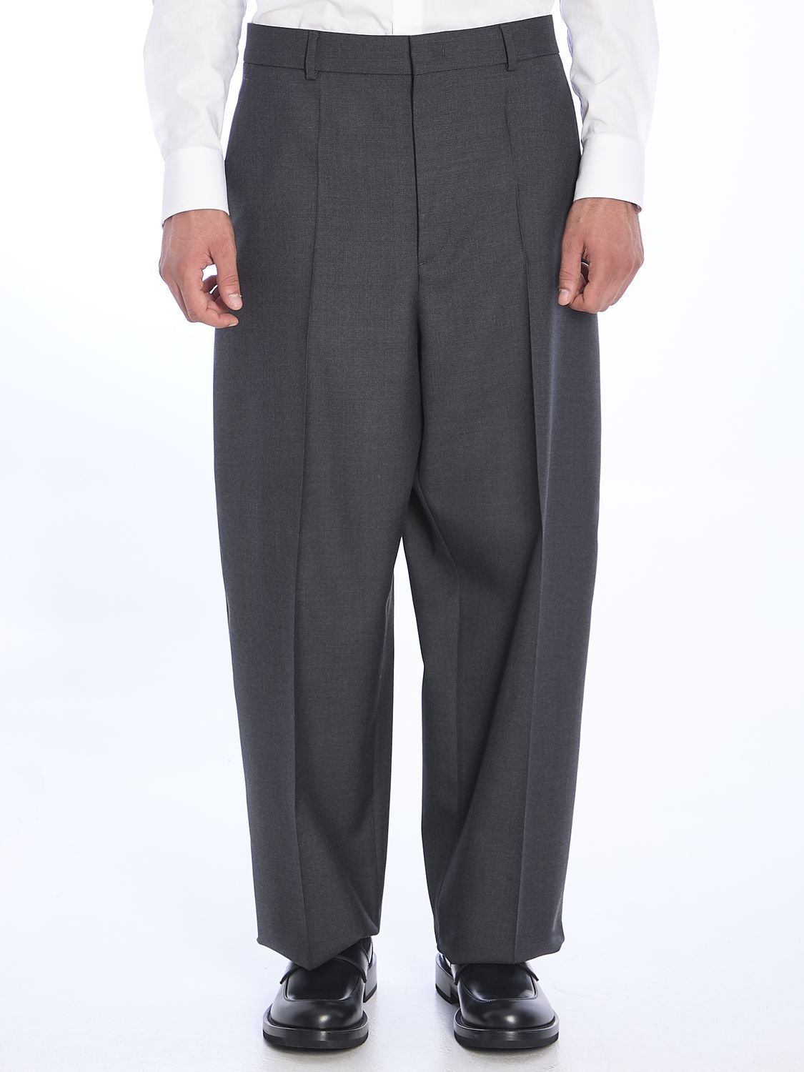 VALENTINO GARAVANI Straight-Leg Wool Trousers - FW24 Collection