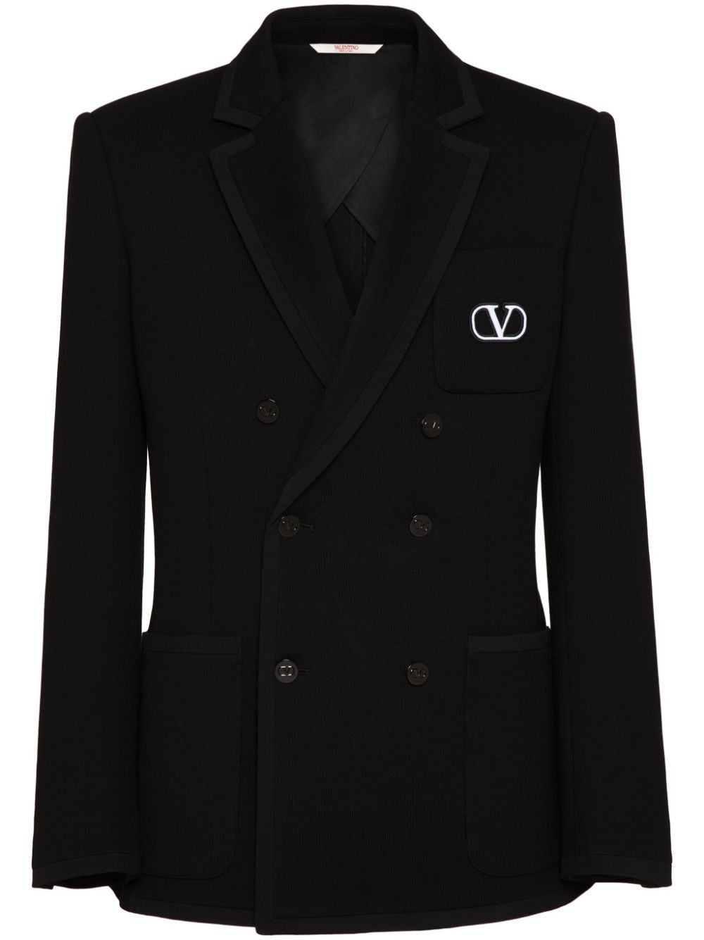 VALENTINO Signature V Logo Lined Cotton Jacket