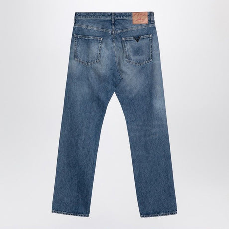 VALENTINO Classic Blue Washed Denim Jeans