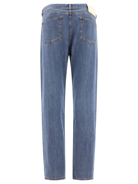 VALENTINO High-Rise Baggy Jeans in Blue