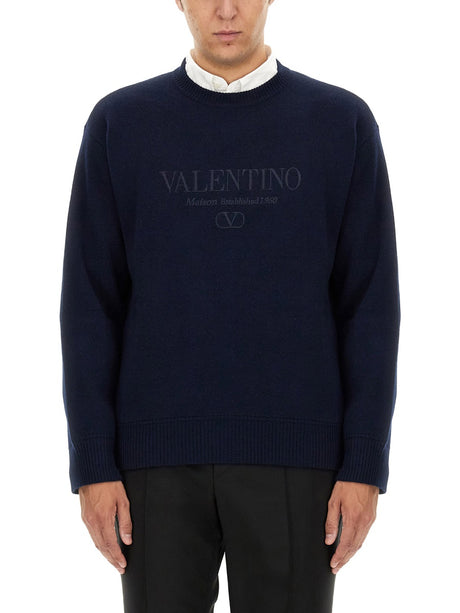 VALENTINO Classic Wool T-Shirt - Size L