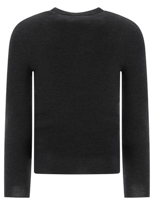 VALENTINO Sleek Wool Intarsia Sweater