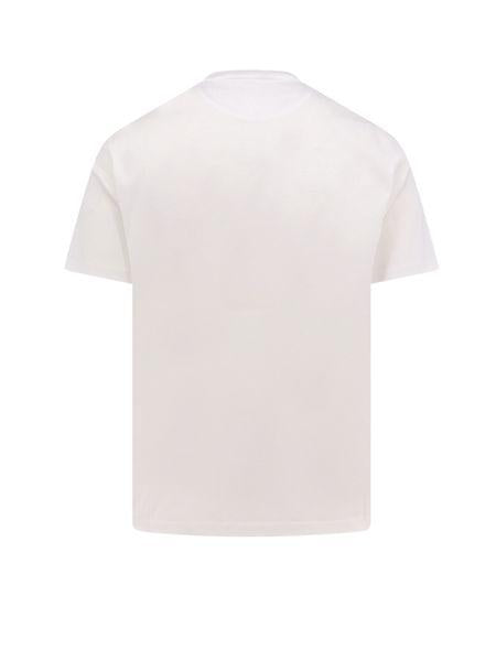 VALENTINO GARAVANI Men's Short-Sleeved Crewneck T-Shirt with Tone-on-Tone Print