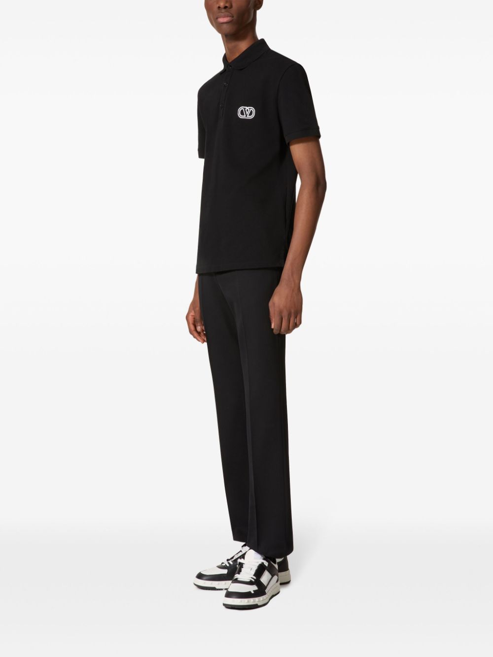 VALENTINO Signature VLogo Cotton Polo