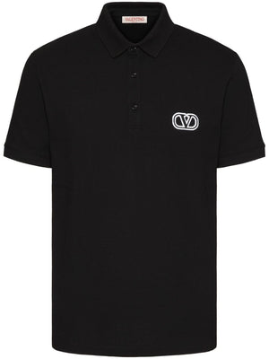 Áo Polo Cotton Có Logo V