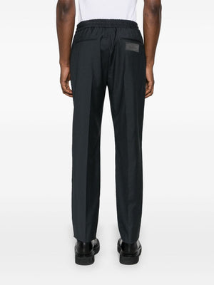 VALENTINO Luxury Wool-Mohair Blend Jogging Pants