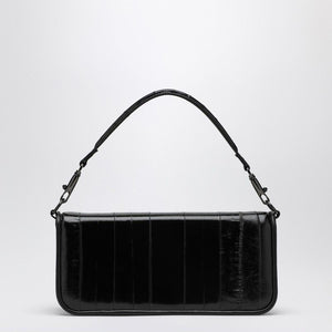 VALENTINO GARAVANI Mini Black Patent Leather Shoulder Handbag