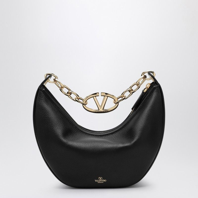 VALENTINO GARAVANI Mini Black Hobo Handbag