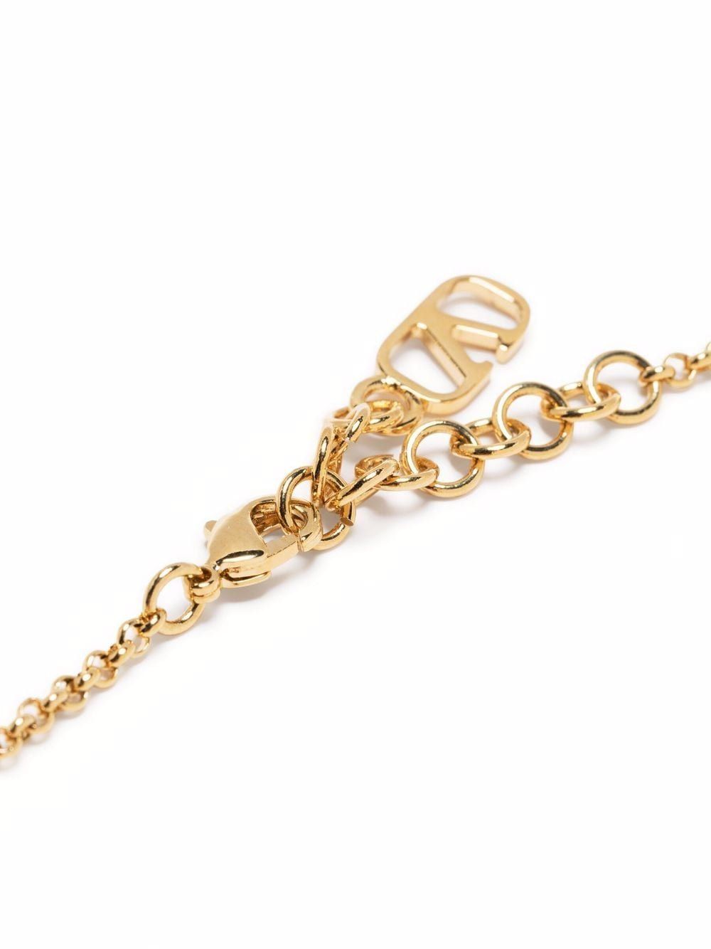 VALENTINO Glam Signature Strass Mini Bracelet