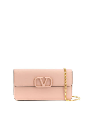 VALENTINO Signature Logo Mini Wallet with Strap