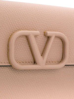 VALENTINO Signature Logo Mini Wallet with Strap