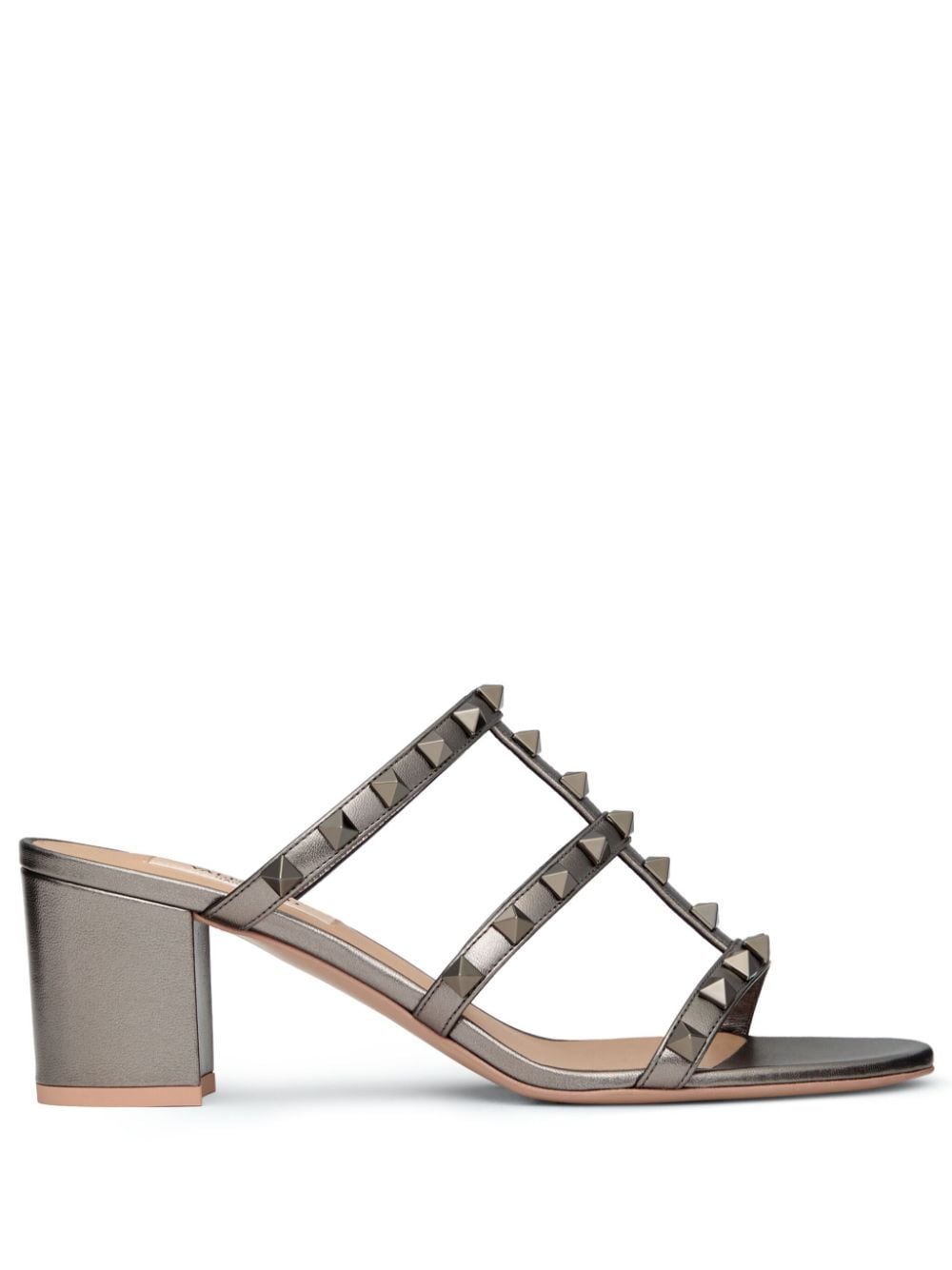 VALENTINO GARAVANI Caged Design Block Heel Sandals - 60mm