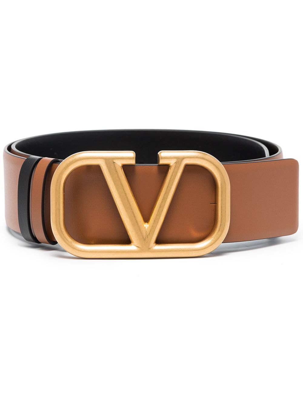 VALENTINO Elegant Mini Signature Leather Belt 20mm