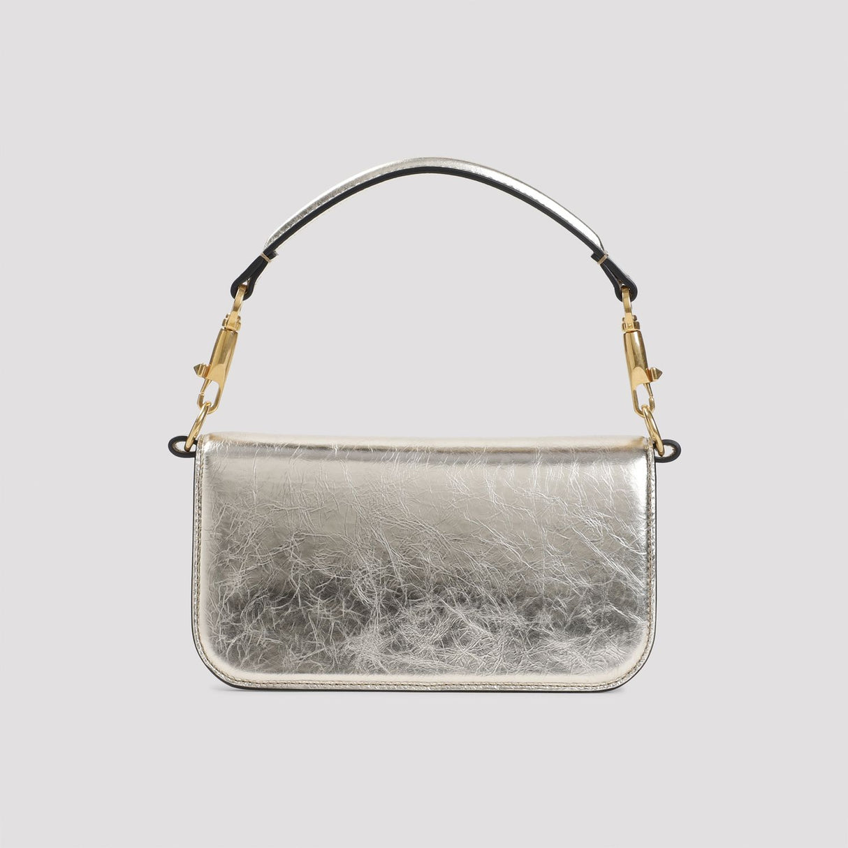 VALENTINO GARAVANI Mini Metallic Leather Shoulder Handbag