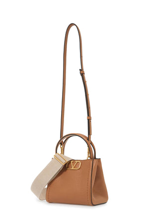 VALENTINO GARAVANI AllTime Classic Hammered Leather Tote with VLogo