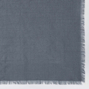 VALENTINO GARAVANI  STONE GREY STOLE TOILE ICONOGRAPHE IN WOOL AND SILK