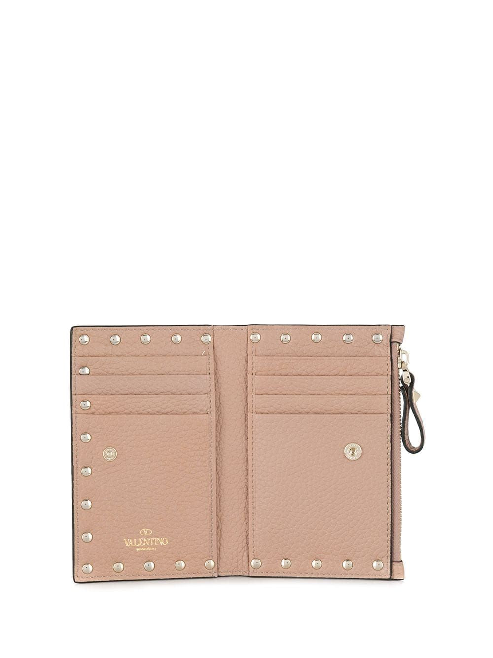 VALENTINO Rockstud Mini Leather Wallet